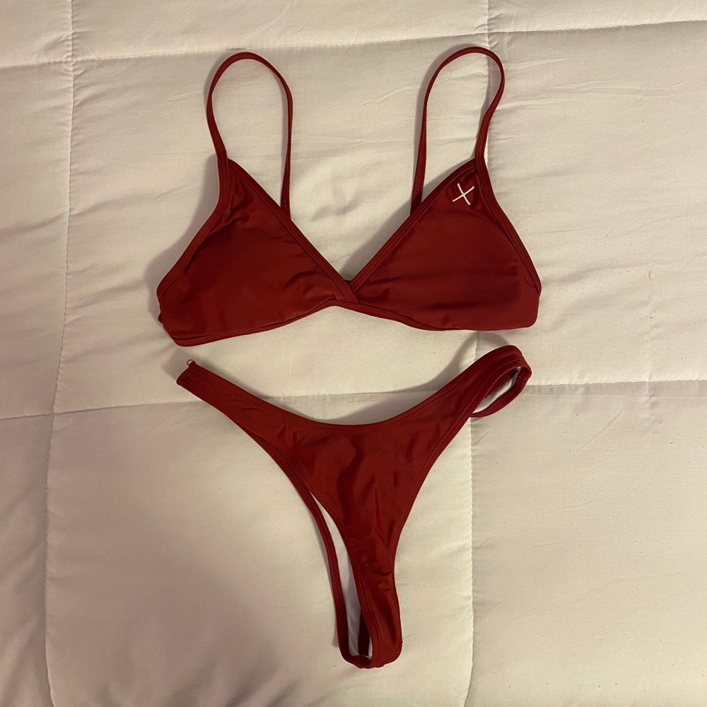 BoutineLA Plum Bikini Set